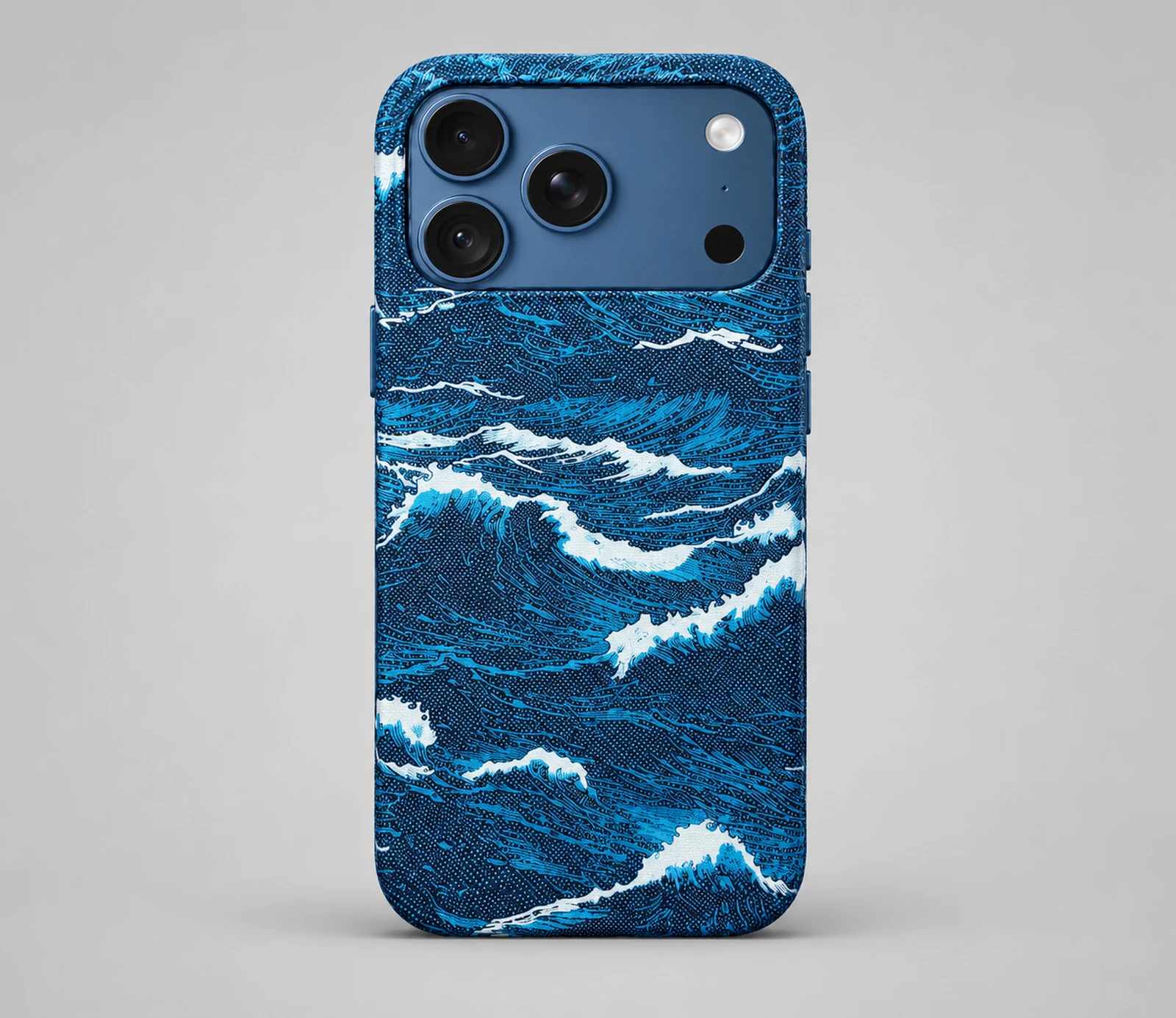VAULN ლურჯი ტალღის ქეისი iPhone 18 Pro-ისთვის — ძირითადი ხედი